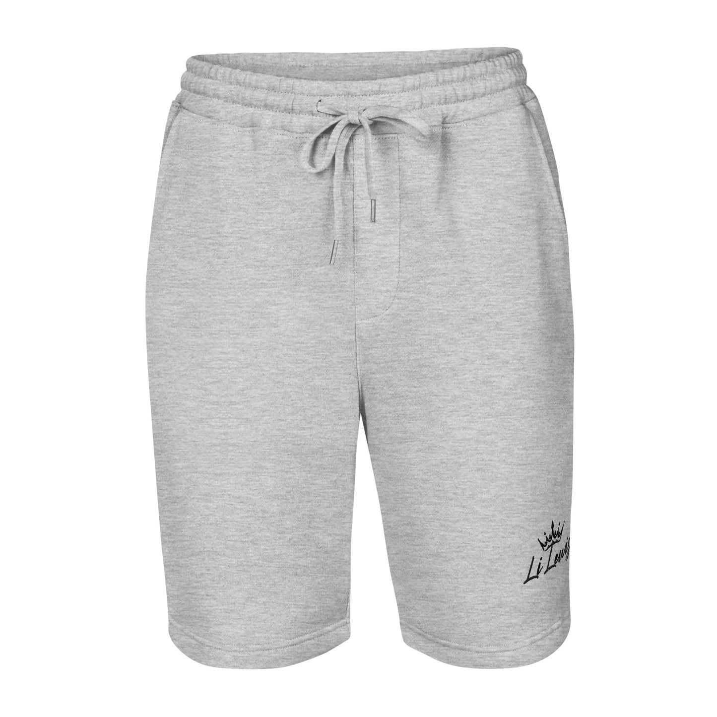 "Li Lewis Black Signature" Men's Fleece Shorts