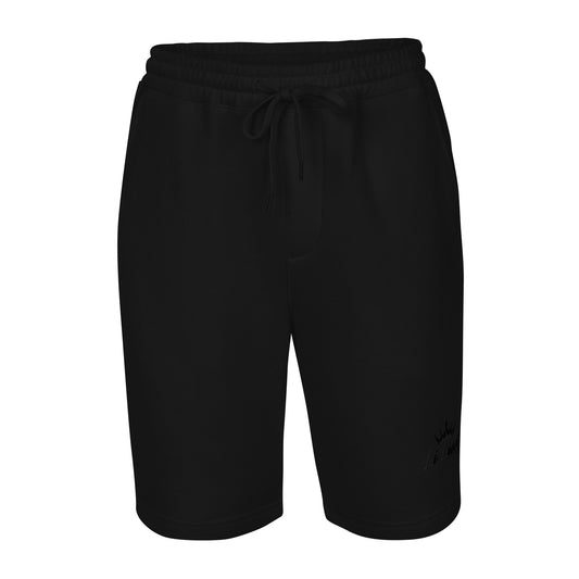 "Li Lewis Black Signature" Men's Fleece Shorts